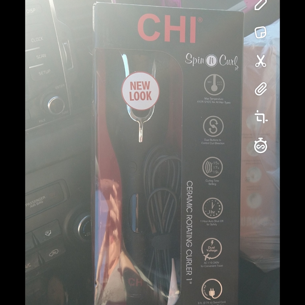 brand new chi spin and curl
